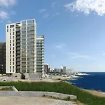 דירה Luxurious With Ocean Views And Pool In Tigne Point סליאמה