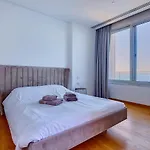 דירה Luxurious With Ocean Views And Pool In Tigne Point סליאמה